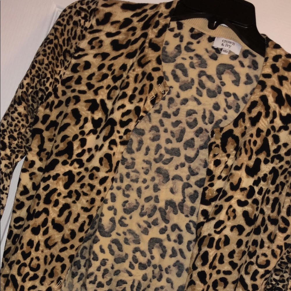 Cheetah cardigan!